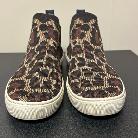 Rothy's The Chelsea Wildcat Cheetah Leopard Shoes
Slip On Sneakers Brown 8.5 - Picture 2 of 14